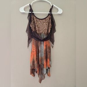 Child size medium dance or figure skating dress